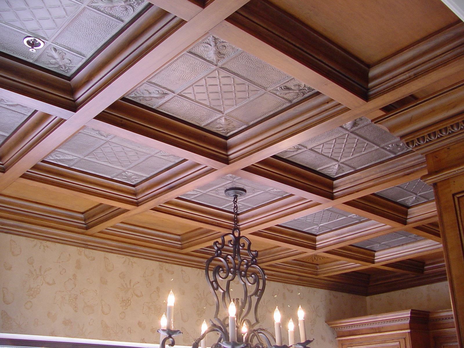 Coffered Ceilings, Wood Suspended Drop Ceiling Systems